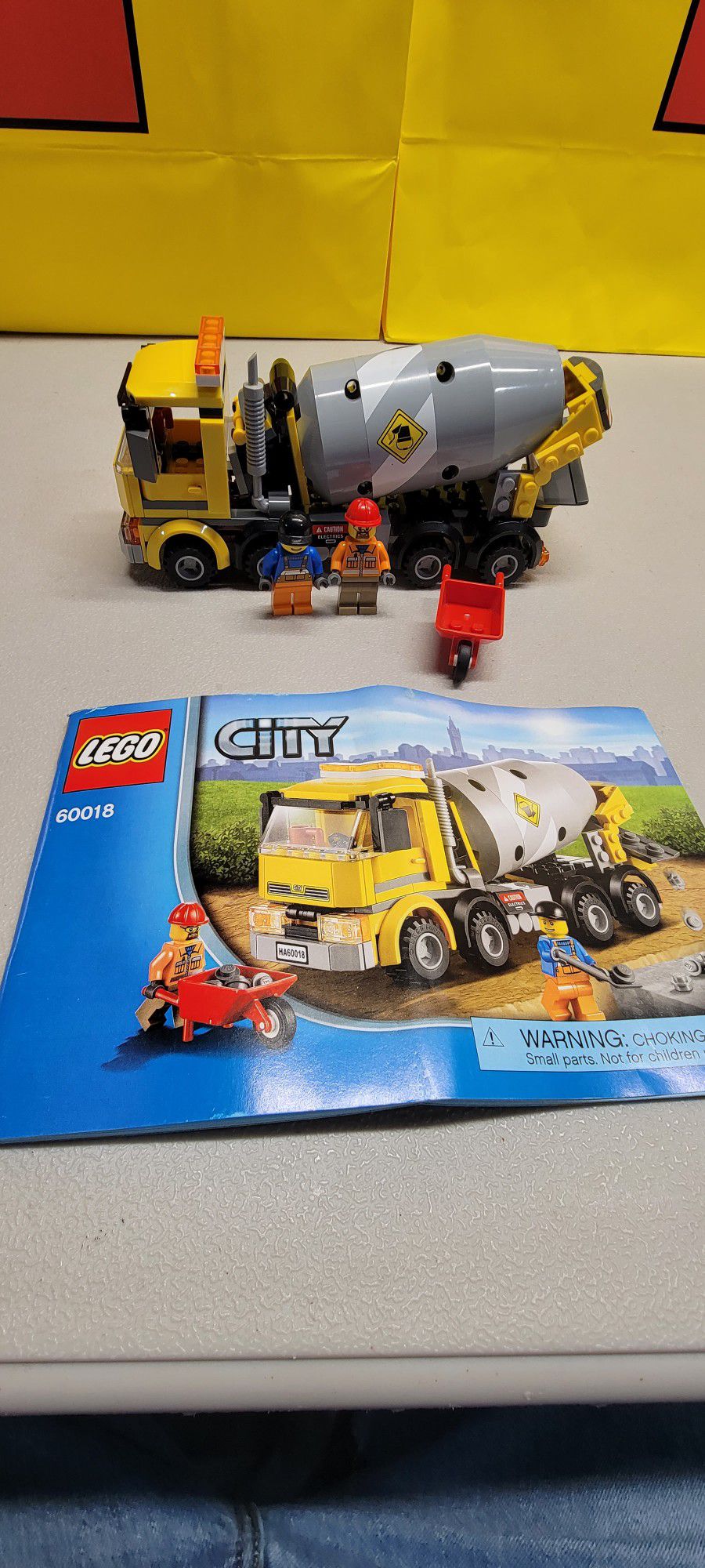 Lego City 60018 Cement Mixer