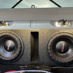 12” Dual American Bass Subwoofers