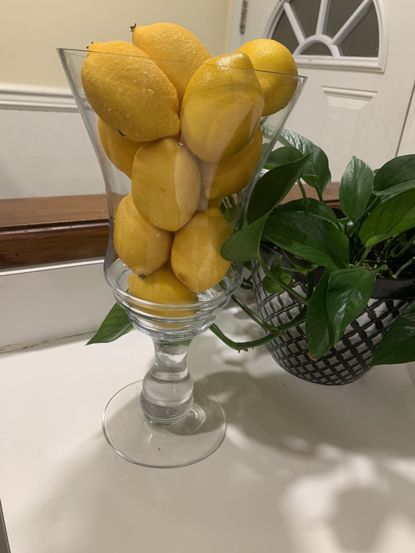 Beautiful Fake Lemon Vase 