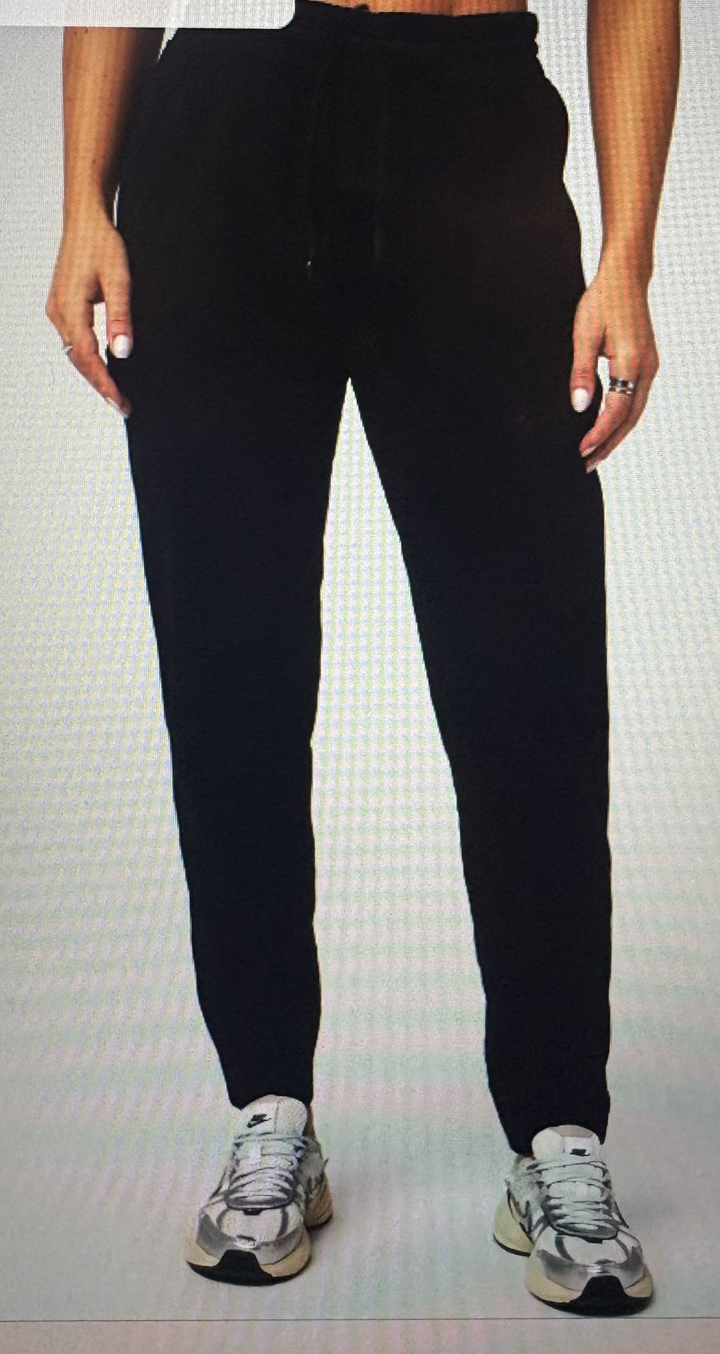 NWT Fabletics Cold Weather Joggers, Size S Black, Retail $94.95