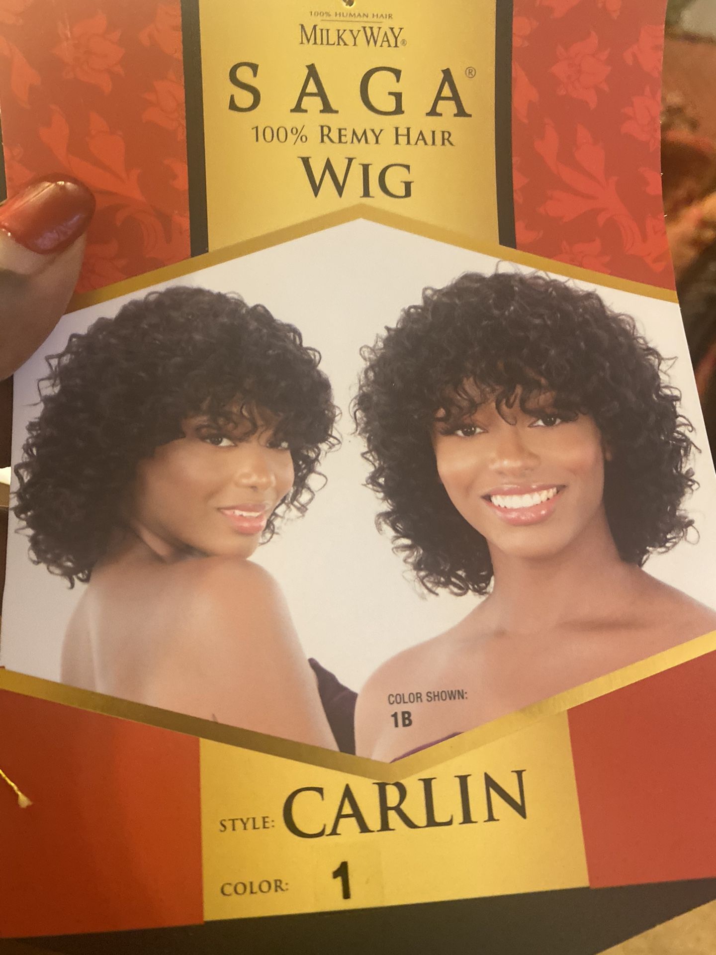 Brand New Curly Wig Human Hair By Saga