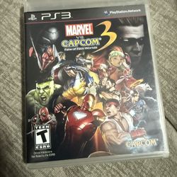 PS3 Marvel vs Capcom 3 $15