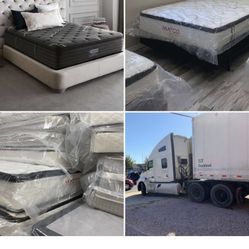 Bed Frames, Mattresses, Box Springs, Metal Frames **Sale** Financing
