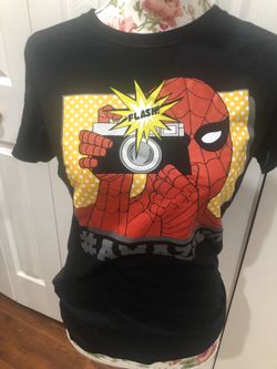 Woman’s Unique Spider-Man T-Shirt In Size Small