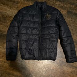 True Religion Puffer Black Jacket