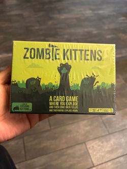Exploding Kittens Zombie Kittens Card Game New Sealed