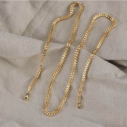 Men’s 18k Gold Franco Chain Lengths 22-24