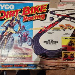 Tyco Dirt Bike Slot Car Set