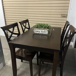 Table And 4 Chairs