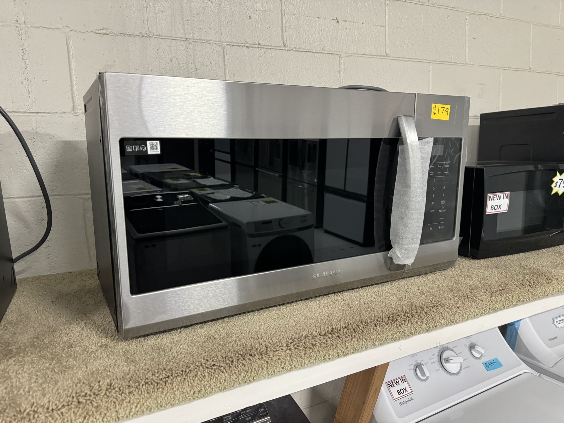 New Microwave Stainless Steel 30โ Over The Stove