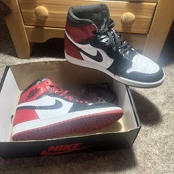 Air Jordan One “Black Toe” Size 11