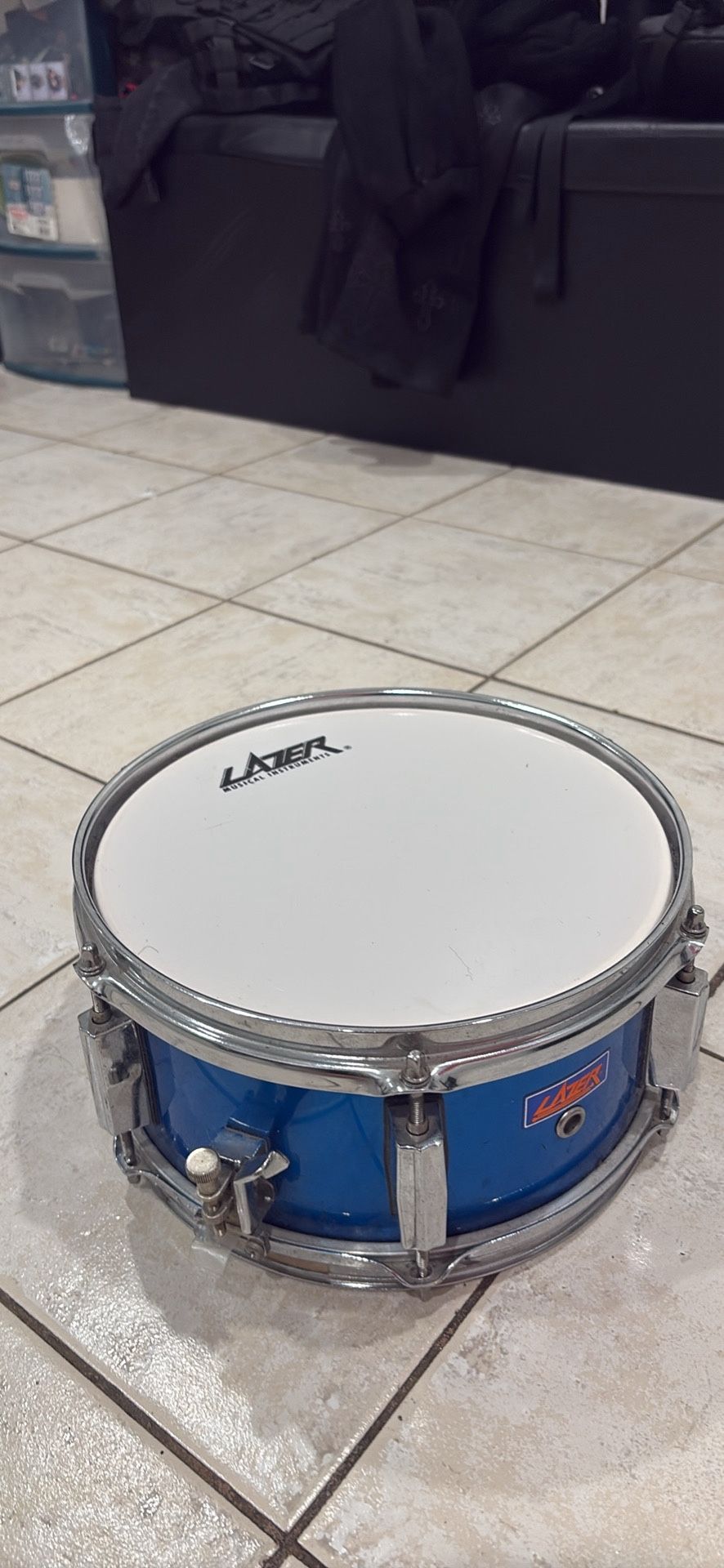 Lazer Piccolo Snare Drum β Blue (Never Used, Excellent Condition