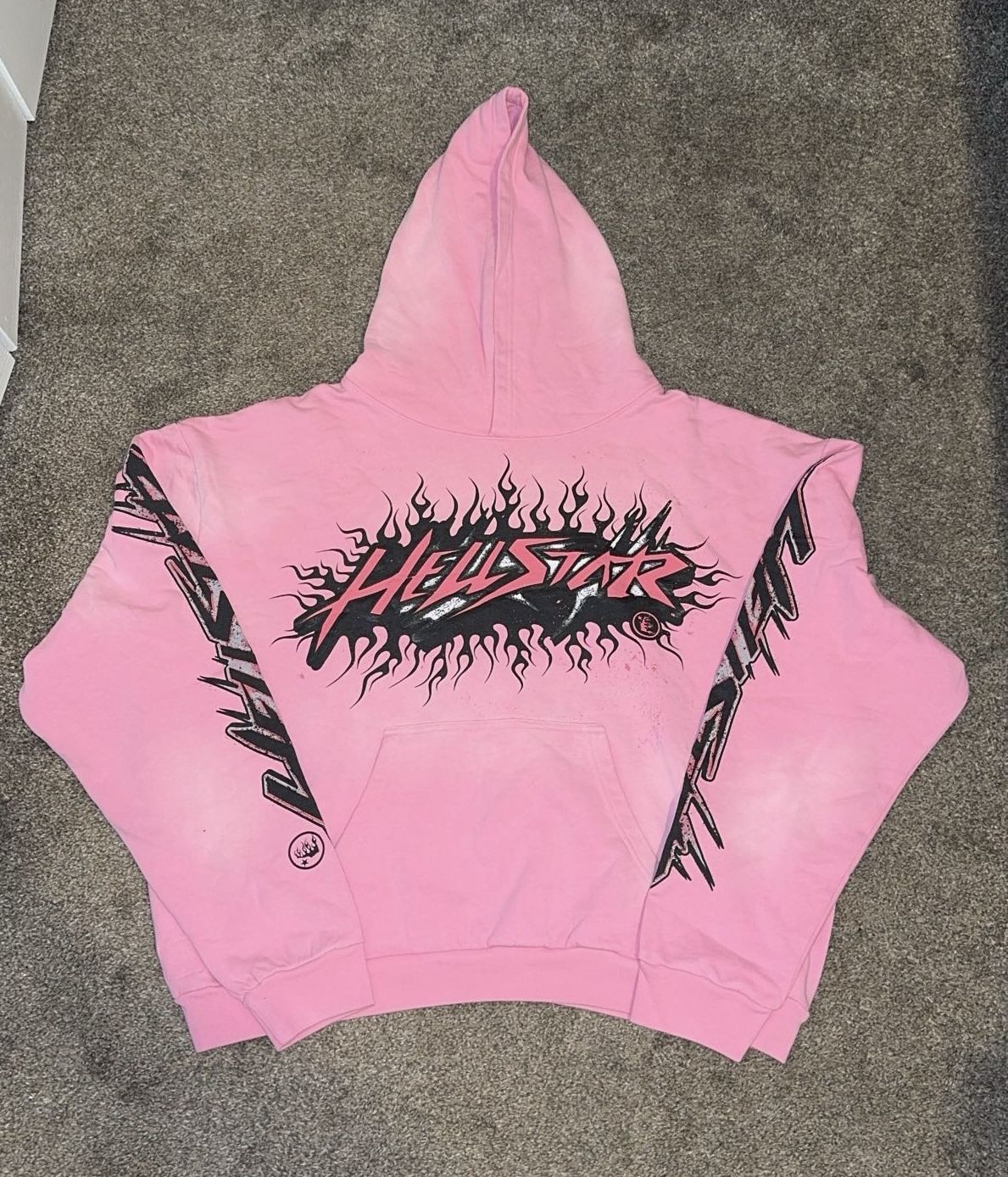 Hellstar Brainwashed Pink Hoodie