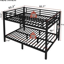 Queen Over Queen Bunk Bed