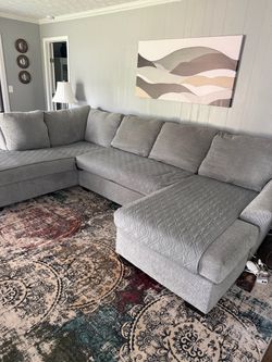 Upholstered sectional