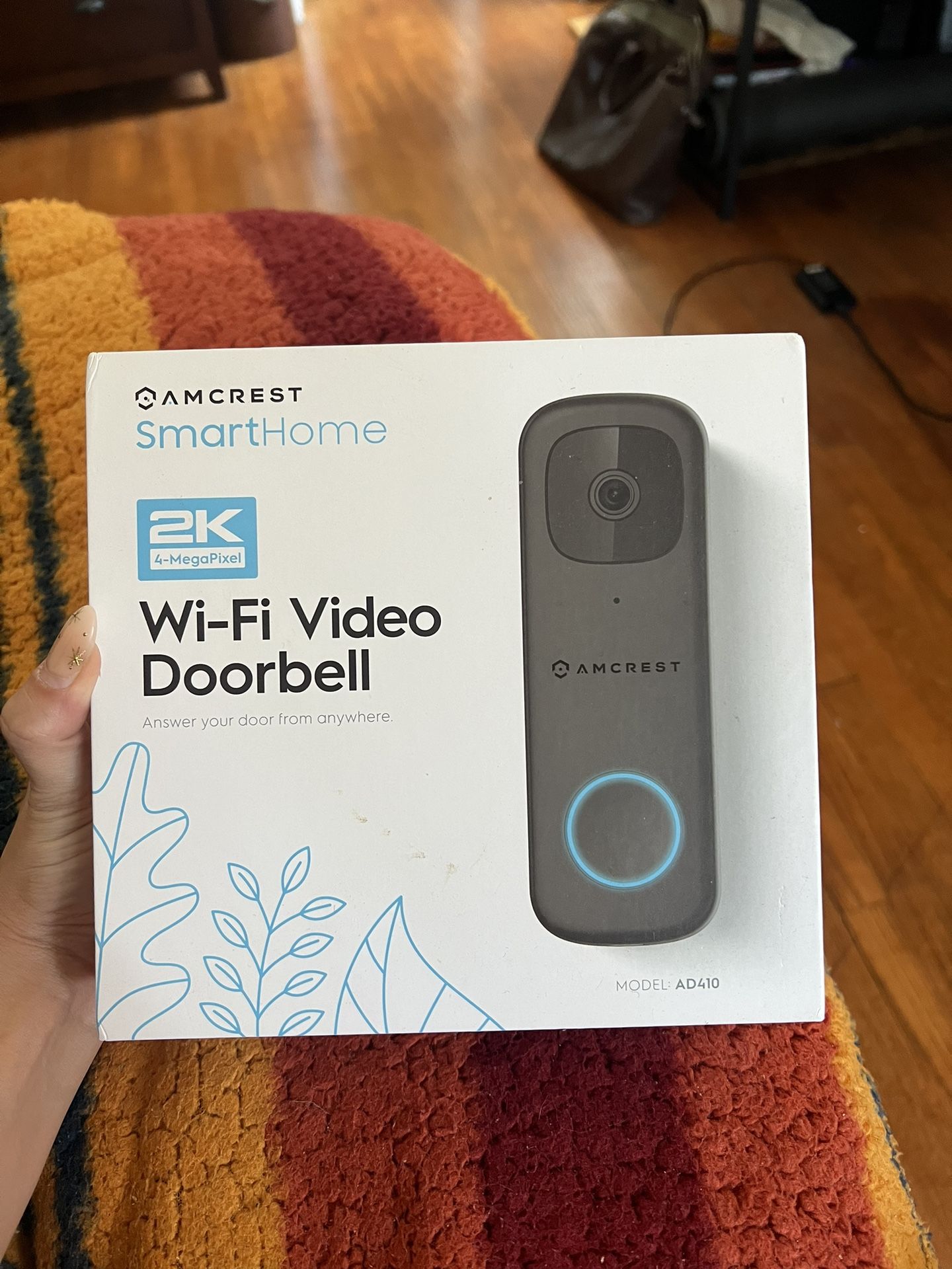 Amcrest 4MP Video Doorbell Camera Pro, Outdoor Smart Home
