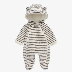 0-3 Month Warm Hooded Baby Bunting