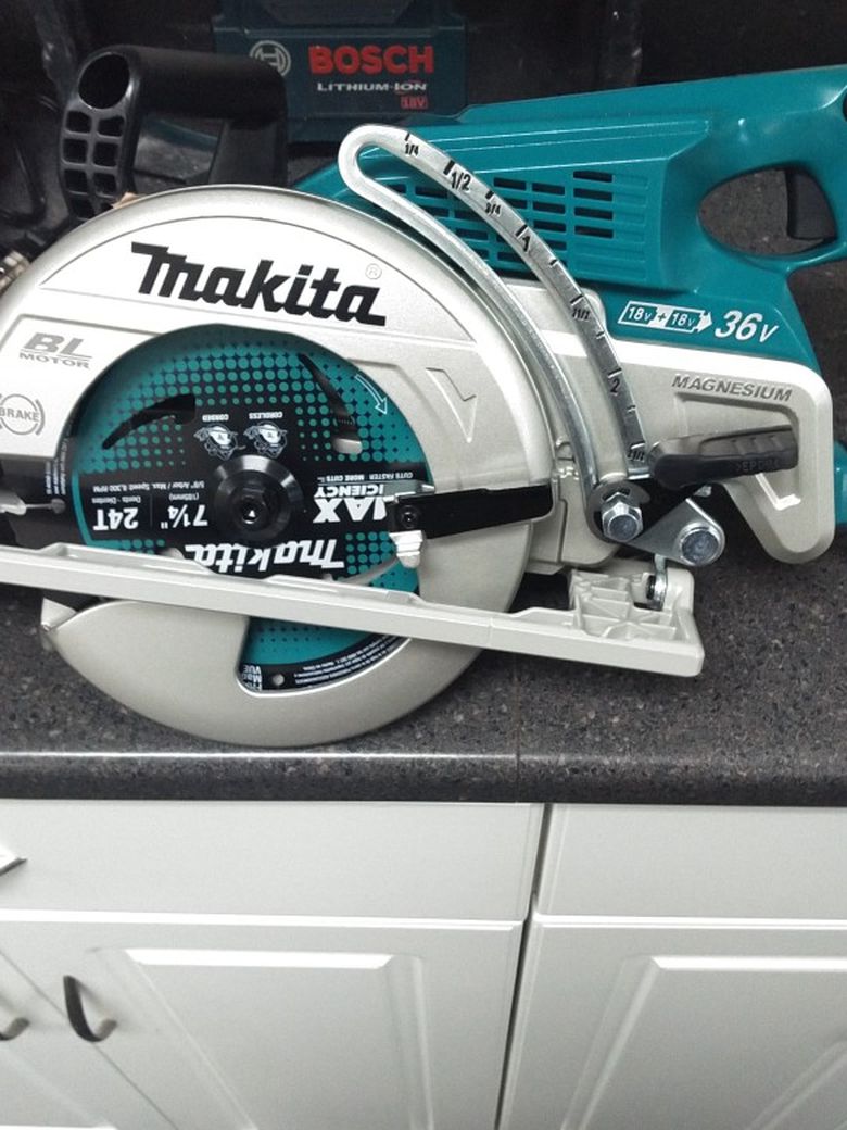 Brand New Makita 7 And 1/4 36 Volt Cordless Saw No Batteries No Charger If This Adds Up But Still Available $150 Firm