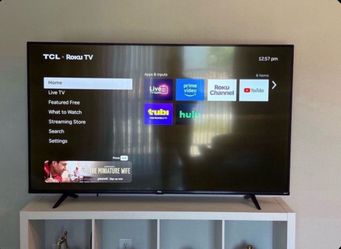 TCL 65” Roku smart tv
