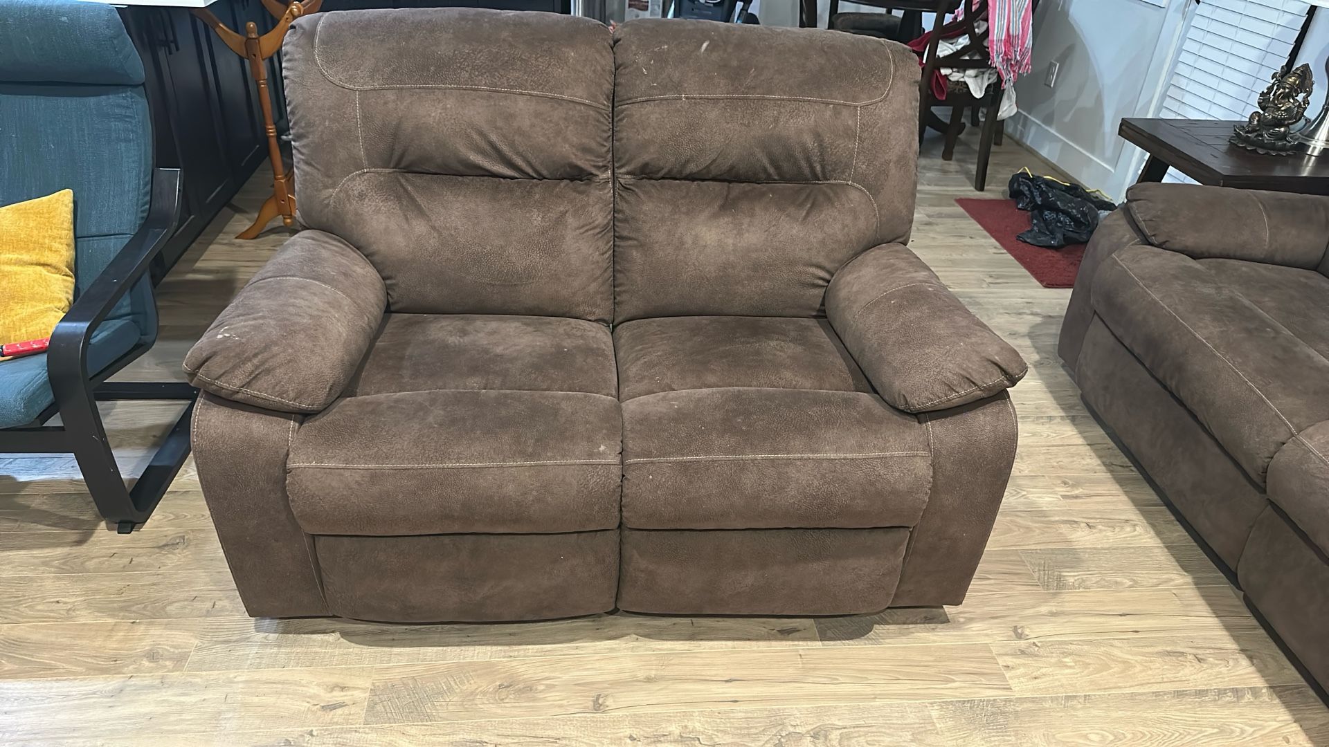 Ashley Fabric Recliner Love Seat
