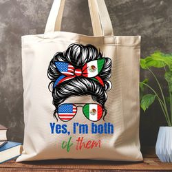 Mexican American Girl/Woman Tote Bag