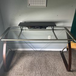 Office Desk (glass) and Chair