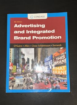 Advertising and Integrated Brand Promotion, 8th Edition