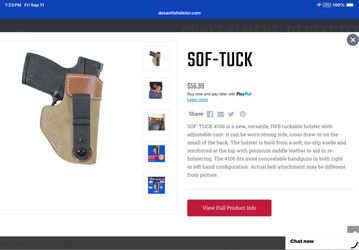 Desantis Sof-Tuck holster