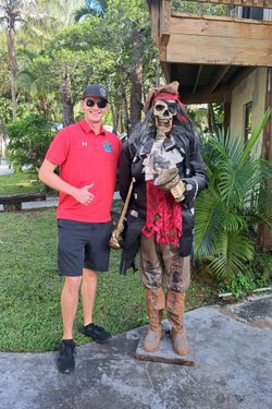 6ft Gemmy Dead Eye Drake Pirate Animatronic - Halloween Prop (Display Only)