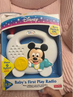 25$ vintage mickey mouse and jasmine baby toy