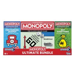 Monopoly Ultimate Bundle, Monopoly Classic Game and 2 Expansion packs