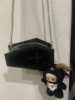 Gothic Coffin Crossbody Bag