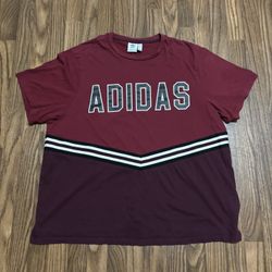 Adidas * Men’s Shorts Sleeve Tee Size Medium * Large Adidas Spell Out. 