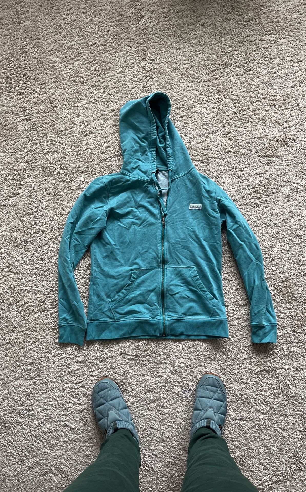 Patagonia W Zip-up Cotton Sweater Shirt