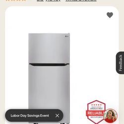 LG 20 cu. ft. 30-inch Wide Top Freezer Refrigerator 