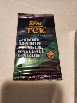 2000 Topps Tek Baseball Unopened Packs