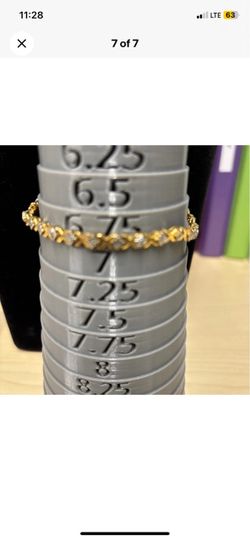 women’s XO sterling silver tennis bracelet