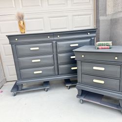 Dresser  And Single  Nightstand Available 