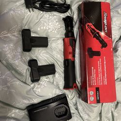 SNAPON 14.4 V 3/8" Drive MicroLithium Cordless Ratchet Kit (Red) CTR861K2