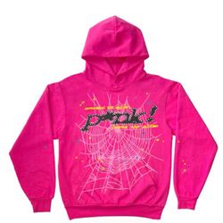 Sp5der P*NK Hoodie Medium 