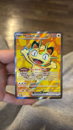Meowth Ex raw near mint Pokemon Perfect Order
