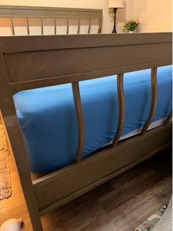 Cal. King Bed Frame Hand Made Solid Metal