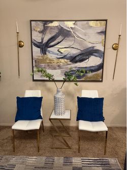 Leather chairs
