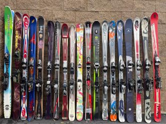 ♻️ Ski Lot — Left-to-Right Lineup w/ Bindings — Sizes 160 – 184 cm