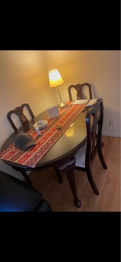 6 chairs and table free