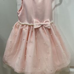 girl pink dress 