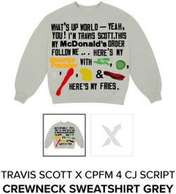 Travis Scott CPFM 4 Cactus Jack McDonald's Collab