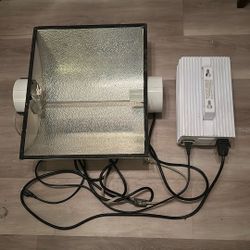 1000W Grow Light Kit – Ballast + Reflector Hood + 2 Bulbs – Tested & Working
