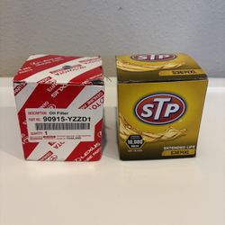 Toyota 90815-YZZD1 And STP S3614XL Extended Life Oil Filter