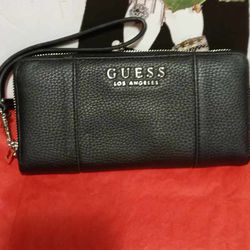 Guess Leather Pebble Wallet